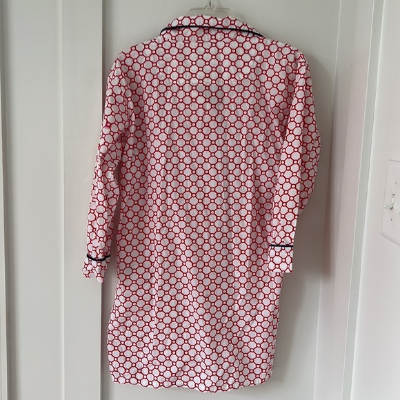 Marigot Night Shirt Rose Snowflake Size S - Picture 9 of 12